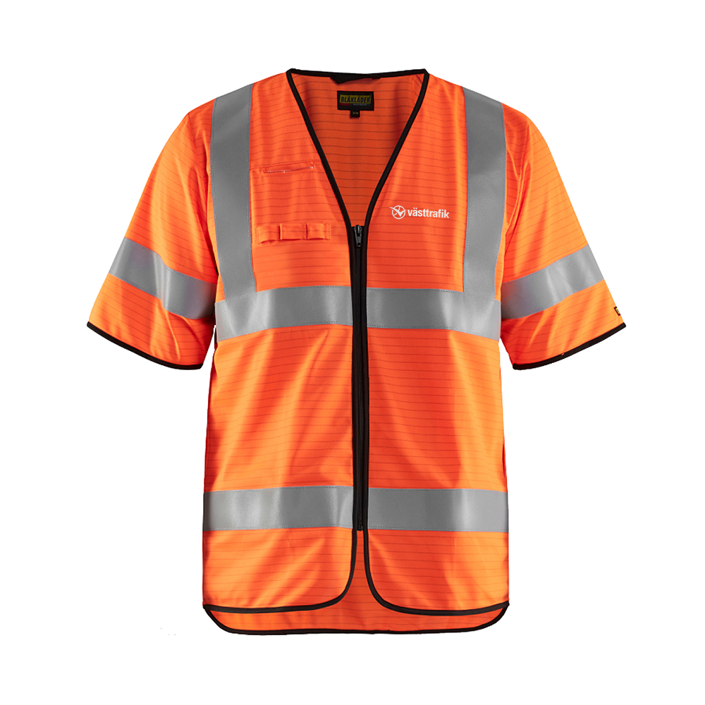 Lagerförd - Varselväst/kraftig reflexväst